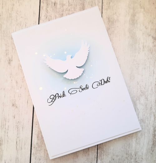 elegantna čestitka vabilo sveta birma modro 21