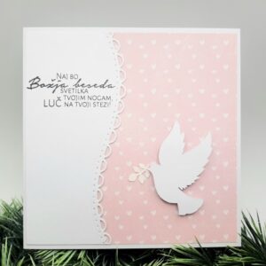 cestitka za sveto birmo unikat