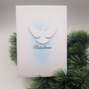 sveta birma čestitka vizitka ročno delo unikat