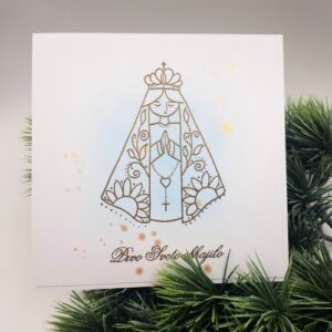 za sveto obhajilo čestitka ročno delo unikat