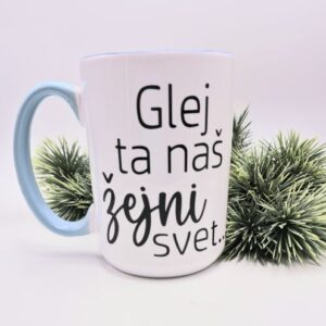 skodelica modra svet