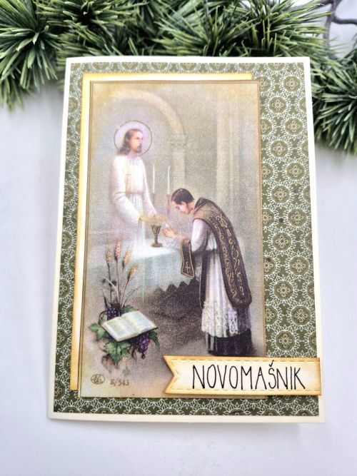novomašnik duhovnik voščilnica darilo