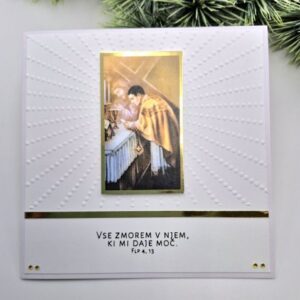 zlatomasnik birmovalec novomasnik darilo duhovnik voscilnica
